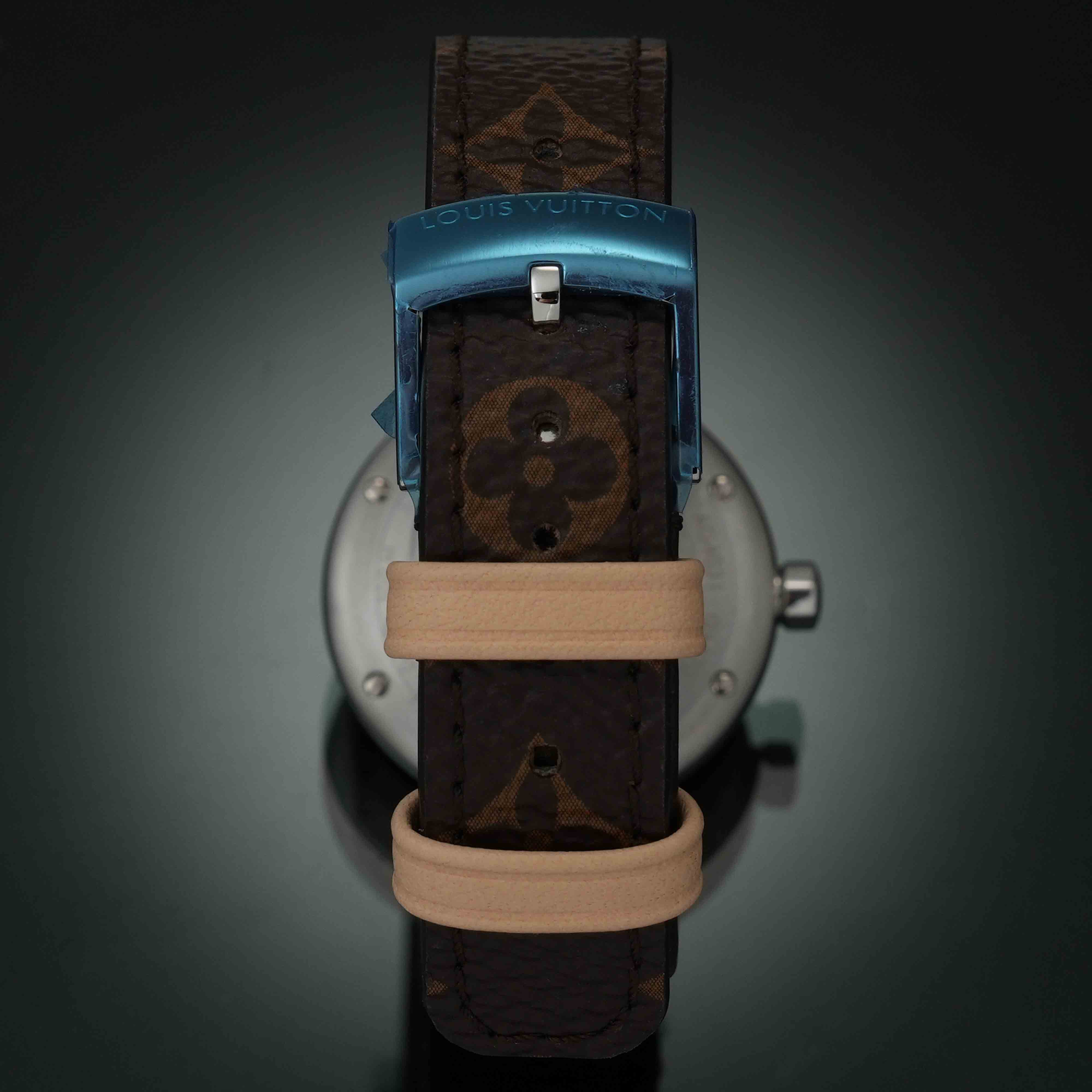 LOUIS VUITTON(NEW)루이비통 QA070Z 모노그램 땅부르 쿼츠 시계 NEW PRODUCT(새상품)